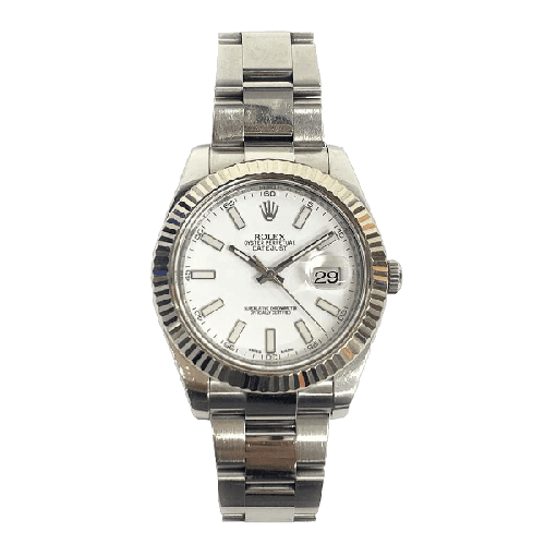 Rolex Datejust II 116334 White Dial May 2014