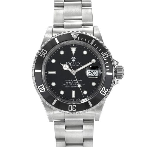 Rolex Submariner 16610 Black Stainless Steel